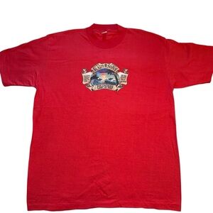 Vintage "Maui & Sons" short-sleeve Red t-shirt Size L Single Stitch NEW